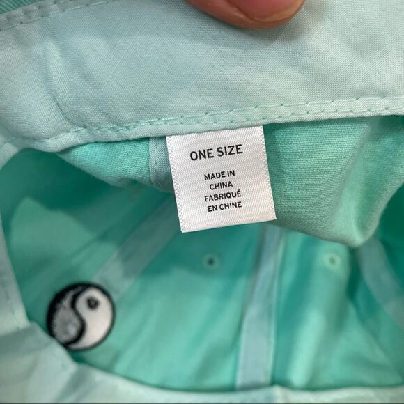 Yin Yang Baseball Hat Unstructured Soft Cotton Adjustable Strap Back - Picture 3 of 4